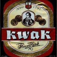 etiquette biere kwak